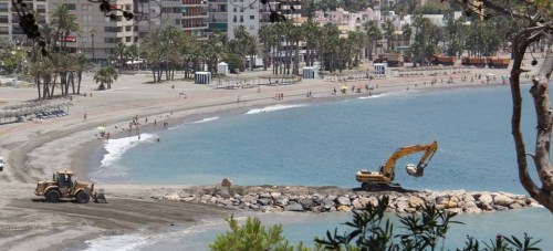 ULTIMOS TRABAJOS ESCOLLERA Y PLAYA CALETILLA ALMUÑECAR 15 2