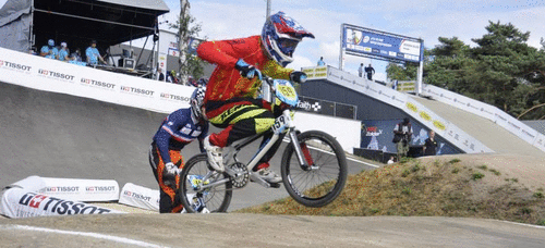 Carlos Rodríguez llegó hasta octavos de final en el Mundial de BMX