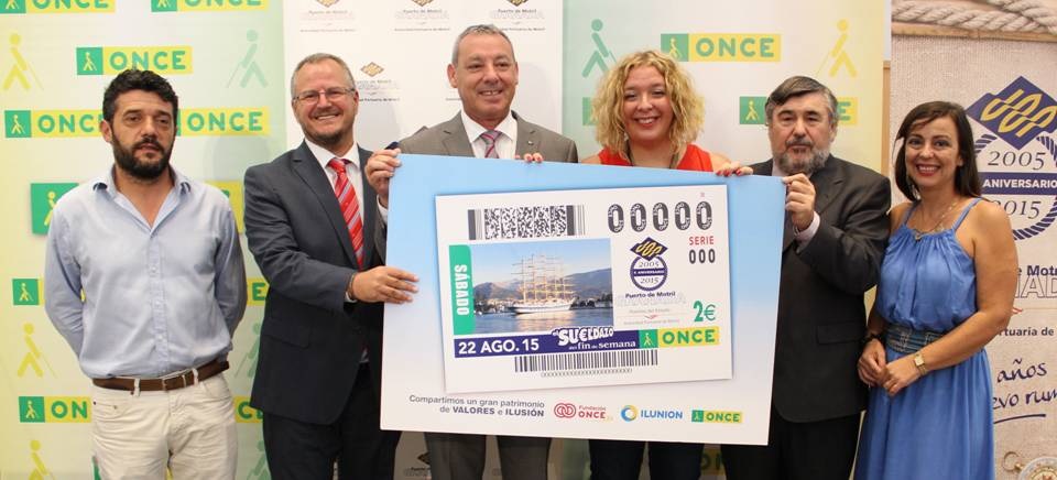 Cupón ONCE Décimo Aniversario Puerto 4