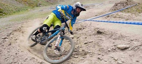 El sexitano Miguel Fernández hizo un buen papel en el Campeonato de España de Descenso BTT