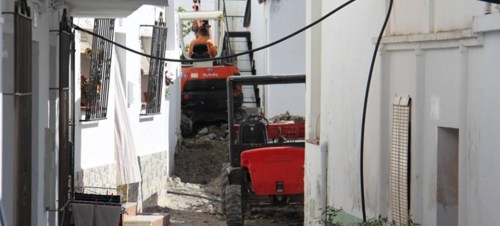 Continúan los trabajos de rehabilitación del casco antiguo de La Herradura