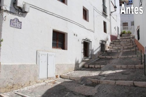 La Cuesta de Peralta en La Herradura antes de las obras