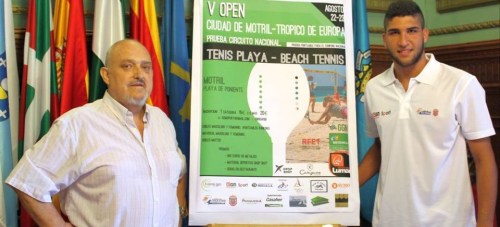 José Manuel Estévez y Rubén Díaz de la Torre en la presentación del V Open Ciudad de Motril - Trópico de Europa José Manuel Estévez y Rubén Díaz de la Torre en la presentación del V Open Ciudad de Motril - Trópico de Europa