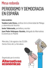 La Herradura acoge una mesa redonda sobre "Periodismo y democracia en España"