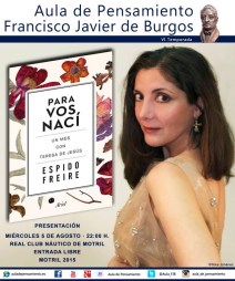 Presentación de la novela "Para vos nací. Un mes con Teresa de Jesús", de Espido Freire