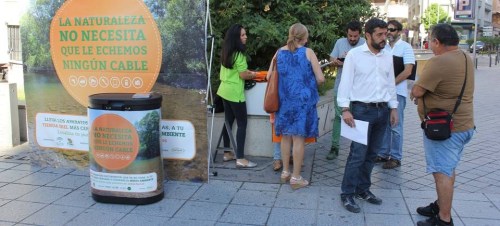Campaña de reciclaje ‘La Naturaleza no necesita que le echemos ningún cable’