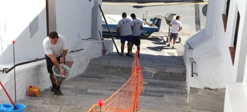 Comienzan las obras de mejora en los accesos al barrio de Los Marinos