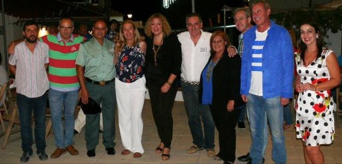 Cargos públicos e institucionales en la inauguración de las fiestas de Los Tablones en Motril