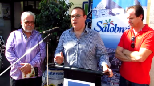 Rafael Lamelas, Manuel Guirado y Francisco Prados