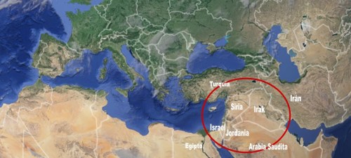 Mapa Mediterráneo_Oriente Próximo