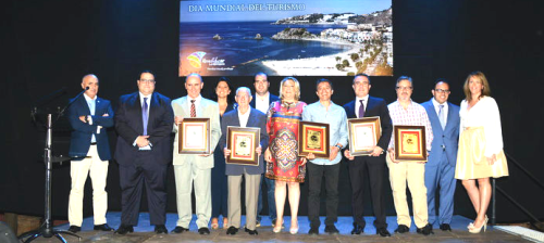 Premios de Turismo Almuñécar 2015: Félix Jiménez Ruiz, Francisco Mingorance Gutiérrez, Vicente Barbero Barbero, y La Agrupación de Cofradías y Hermandades de Semana Santa de Almuñécar.