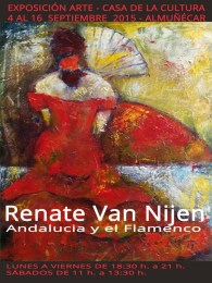 Renate van Nijen inaugura una exposición en la Casa de la Cultura de Almuñécar