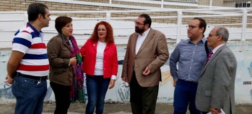 La delegada del Gobierno junto a la alcaldesa de Salobreña visitan las zonas más afectadas por el temporal