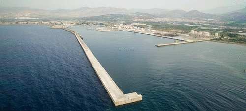 La ministra de Fomento inaugura la prolongación del dique exterior del Puerto de Motril