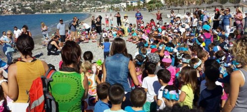 Los alumnos de Las Gaviotas protagonistas en la apertura del III Festival del Mar