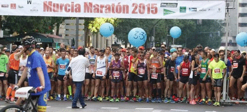 Luciano Ortega, del Club Atletismo Sexitano, en la III Edición del Maratón de Murcia. La Rotonda del Pino (parte 2)