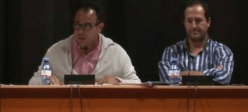 Presidencia de la sesión plenaria celebrada el 14 de octubre