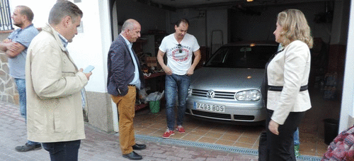 Sergio García: "Hay que poner en marcha soluciones urgentes para que no se produzcan este tipo de inundaciones en Salobreña"