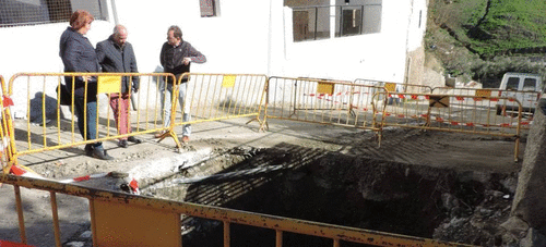 Albondón recibe la primera visita oficial del presidente de la Mancomunidad de Municipios de la Costa Tropical