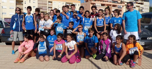 Excelentes resultados de los atletas sexitanos en el Circuito de Atletismo en Pista 'Diputación de Málaga'