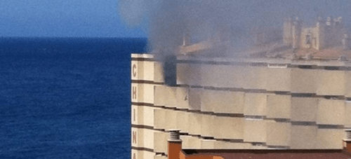 Incendio de un apartamento en Chinasol de Almuñécar Incendio de un apartamento en Chinasol de Almuñécar