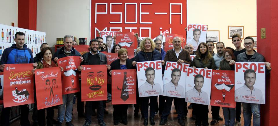 El PSOE de Motril inicia la campaña electoral con ilusión en el proyecto de Pedro Sánchez y con el objetivo de recuperar derechos sociales y crear empleo