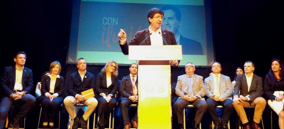 Juan Marín 'Ciudadanos representa la ilusión porque somos más los que queremos cambiar las cosas que los que tienen miedo'