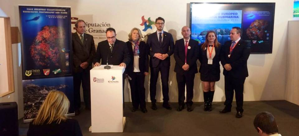 Almuñécar promociona en Fitur sus fondos marinos