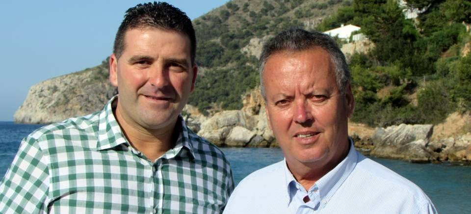 Juan Carlos Rodríguez de Haro junto a Juan Carlos Benavides Yanguas