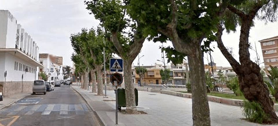 La concejalía de Parques y Jardines inicia la poda del arbolado de las calles Santa Ana, Pio XII y Cáceres