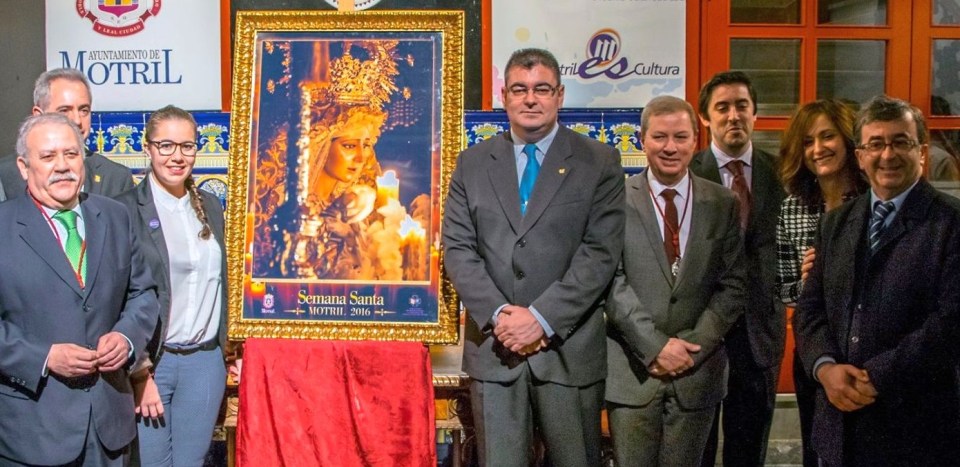 La imagen de María Santísima de la Misericordia ilustra el cartel oficial de la Semana Santa de Motril 2016
