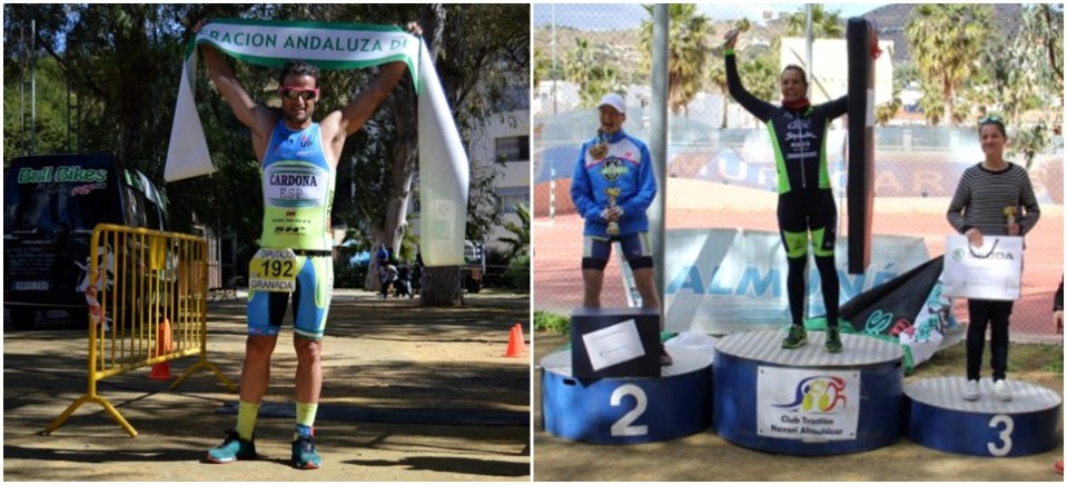 Cardona y Pujol ganan el I Triatlón Cross Sexitano