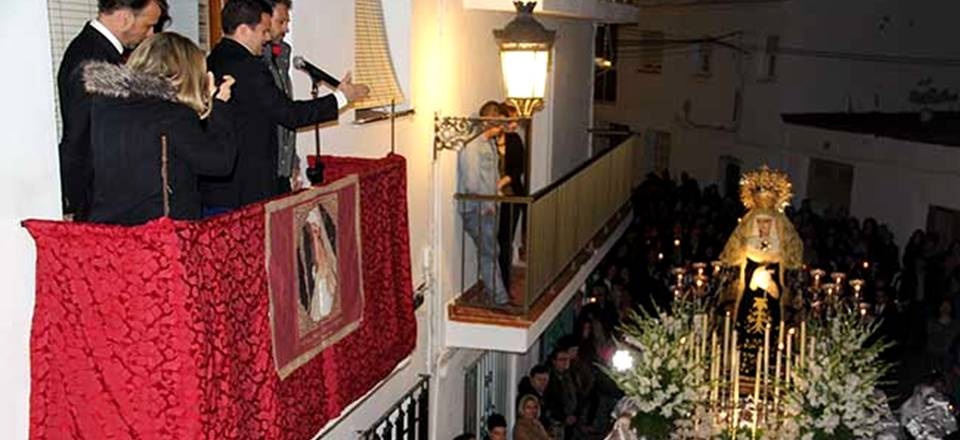 La saeta de Pinilla puso el broche al Viernes Santo de La Herradura