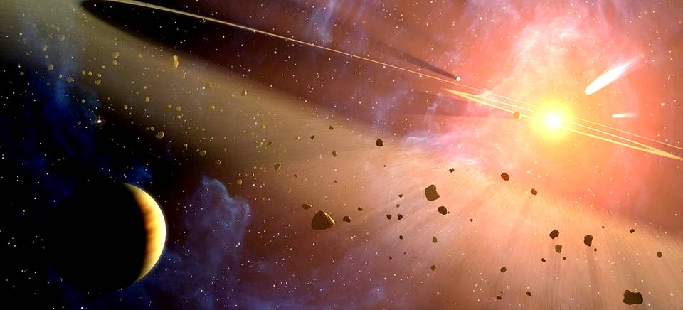 Recreación del Sistema Solar