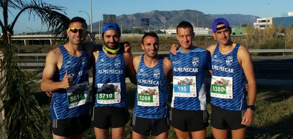 El Atletismo Sexitano en la Media Maratón de Málaga 2016. El Padrino mueve sus hilos