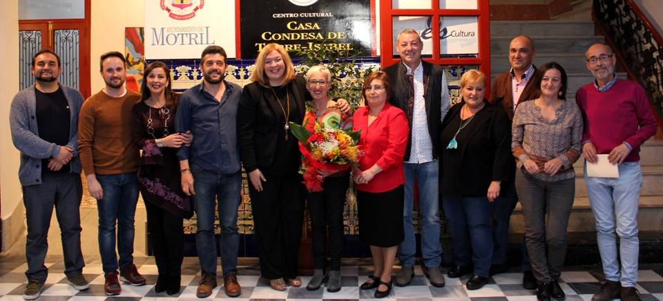 La actriz motrileña Paca Barrera pregona brillantemente la XXXV edición de la Feria del Libro