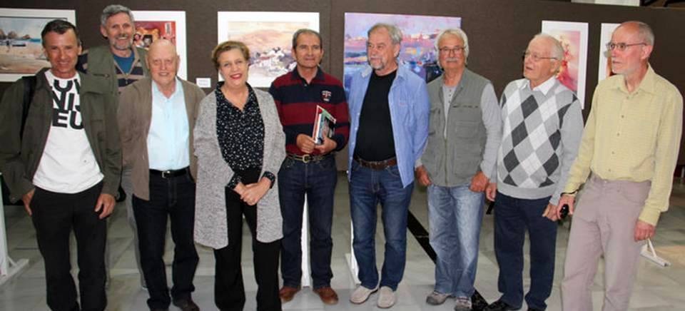 Una exposición de trabajo clausura el II Encuentro de Acuarelistas Eslovenos en Almuñécar