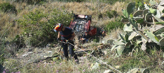 Accidente de tráfico en Almuñécar en la N-340