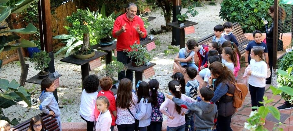 El Jardín Museo del Bonsái de Almuñécar se acerca a los escolares sexitanos con visitas guiadas