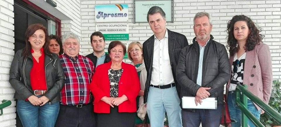 El PP visita Aprosmo y destaca su carácter inclusivo y su labor socializadora