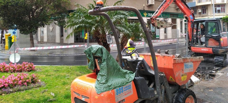 Las obras de la Acequia Gorda solucionarán los problemas de inundaciones en la zona de la Avenida de Andalucía y Notario Gómez Acebo