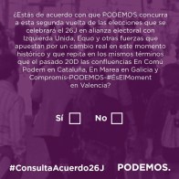 Los inscritos en Podemos ya pueden votar en Motril sobre el acuerdo con IU