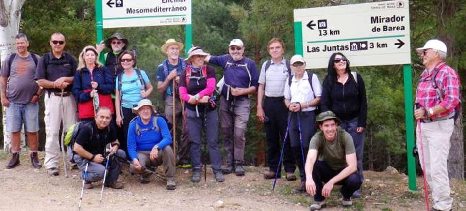 Senderistas sexitanos visitaron la Sierra de Baza y recorrieron la ruta entre las Juntas de Gor y Charches