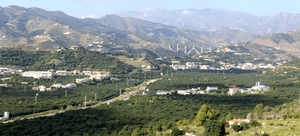 Valle del río Verde en Almuñécar