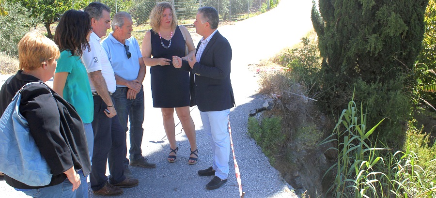 El Ayto. de Motril pide a Diputación el arreglo de la carretera de Los Tablones