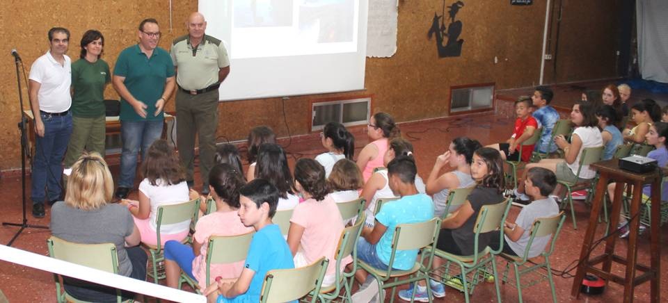 Escolares de la Villa participan en el programa de prevención de los incendios forestales de la Junta