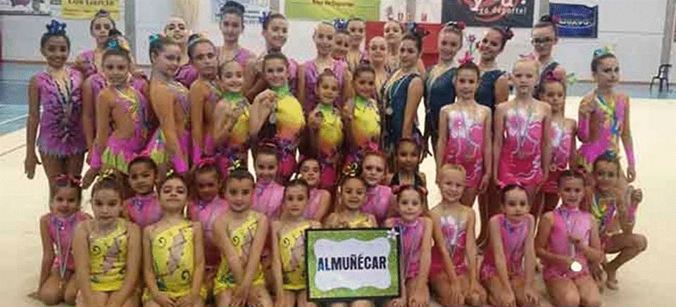 La Escuela de Gimnasia Rítmica de Almuñécar sumó nuevos triunfos en Cártama