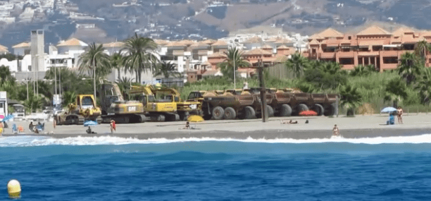 El Ayto. de Motril pide a Costas celeridad en los trabajos de regeneración en las playas de Poniente y Granada