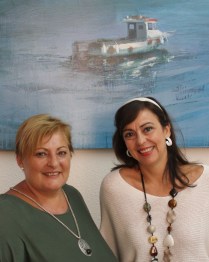 Las tenientes de alcalde Alicia Crespo y Susana Feixas