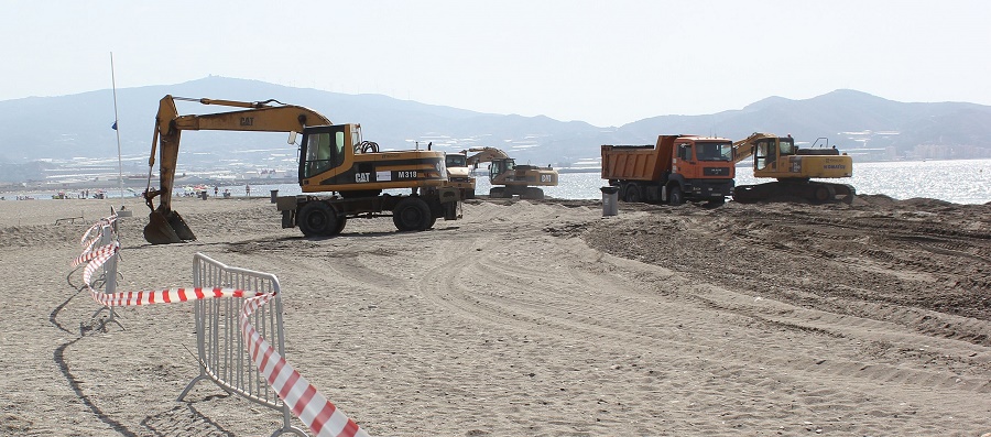 Medio Ambiente anuncia la finalización de las obras en las playas de Granada